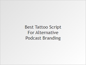 Ink-Stained Fonts for Defiant Podcast Branding